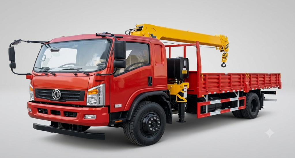 20 Ton Truck Mounted With 10 Ton Crane